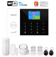 Système d'alarme sans fil connecté, Tuya Smart Life, Wi-Fi, GSM, Alexa,google