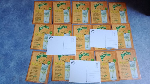 Perrier mojito carte - perrier, postale