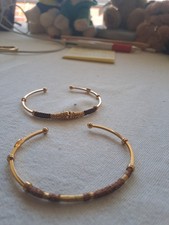 Deux bracelets GAS signés