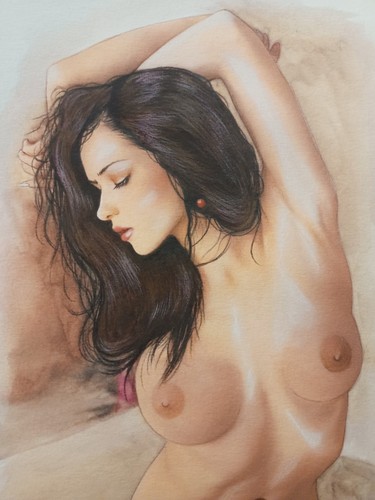 Original drawing dessin - drawing, nu