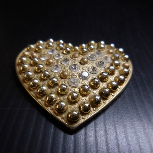 Cœur pendentif perles
