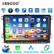 9" Autoradio Carplay Android 13 RDS GPS NAVI Pour VW GOLF 5 6 Passat Touran Polo