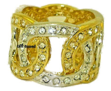 Bague Anneau Large Double