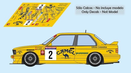 Autocollants bmw e30 rallye - e30,