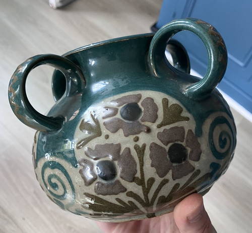 Joli vase céramique art déco - art,