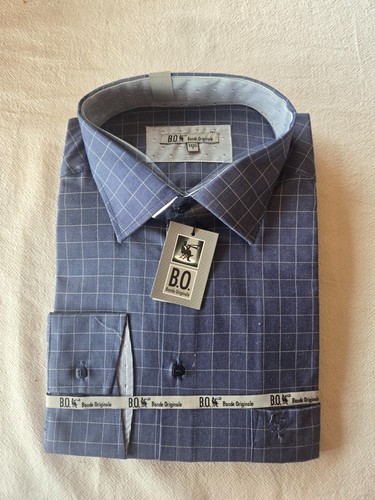 Chemise bleue carreau - à,
