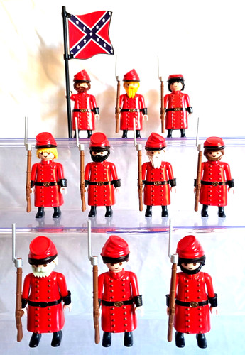 Playmobil soldats sudistes - 10,