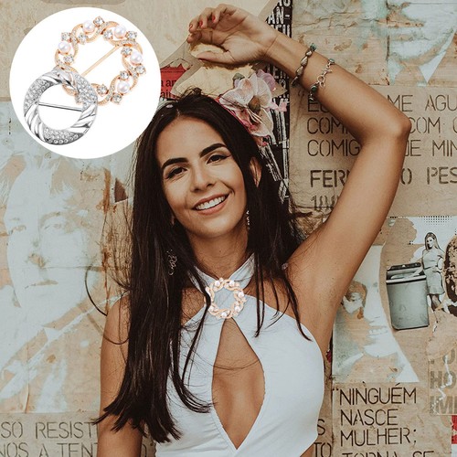 2pcs circle foulard bague - circle,