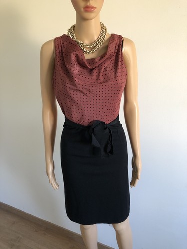 Robe noire rose sans - robe,