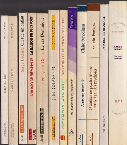 Lot livres psychiatrie - 12,