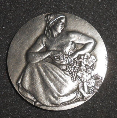 Médaille bronze argenté 1970