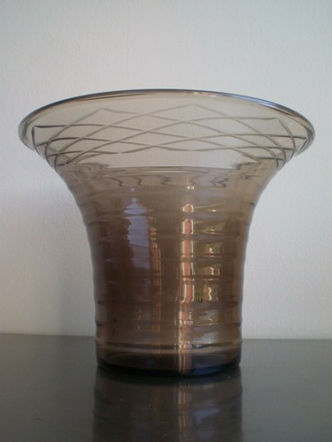 Vase marron ancien design - ancien,