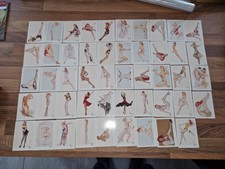49 BEAUTIES CALENDAR GIRLS  STYLE PICTURES TRADING CARDS VARGA PIN-UP PLAYBOY