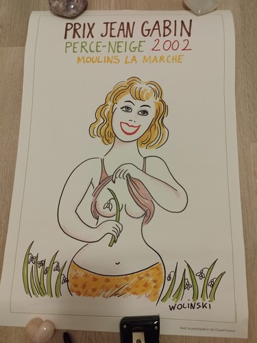 Affiche offset wolinski - wolinski, prix