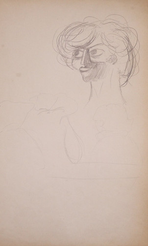 Sacha guitry dessin original - sacha,