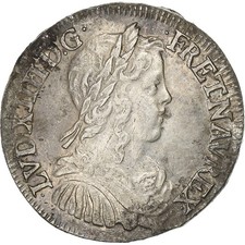 France, Louis XIV, 1/2 Écu à
