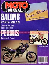 MOTO JOURNAL  918 Essai Road Test SUZUKI RGV 250 MZ GILERA 125 SP Paris DAKAR
