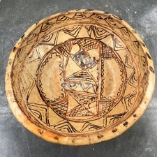 Old Kabyle Dish Painted