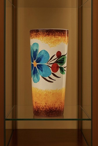 Très bel ancien - vase, signé