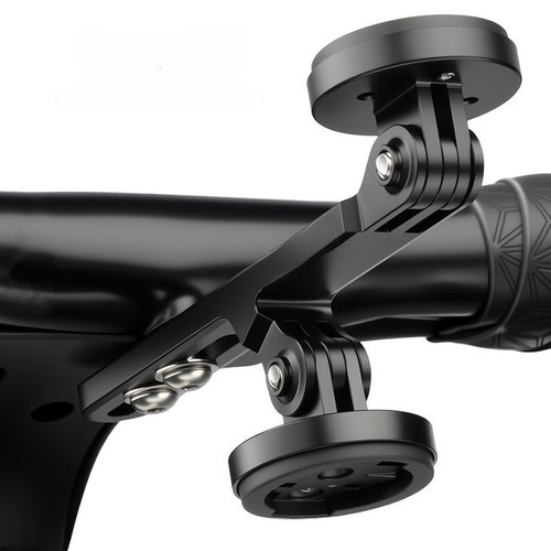Guidon vélo double caméra