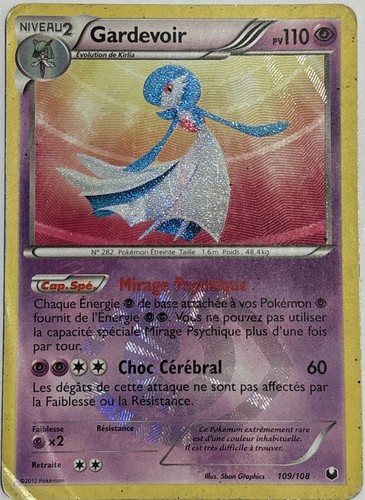 Carte gardevoir 109 108 - carte,