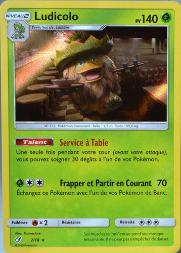 Carte pokémon ludicolo - pokémon,