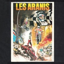 Autocollant / Sticker vintage spectacle cascadeurs Les Aranis