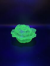 Bonbonnière , Vide Poche, Sucrier En Ouraline Portieu, Forme Chou Vert Vintage