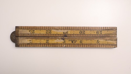 Ancienne règle pliante - règle,
