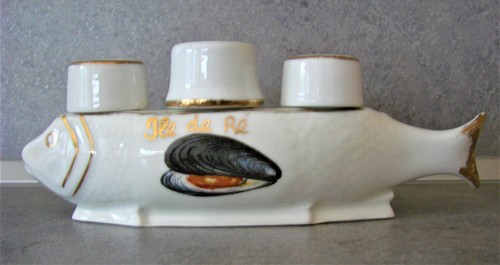 Ancien saleron porcelaine