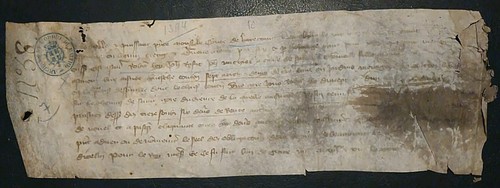Parchemin 1394 jean vii - parchemin,