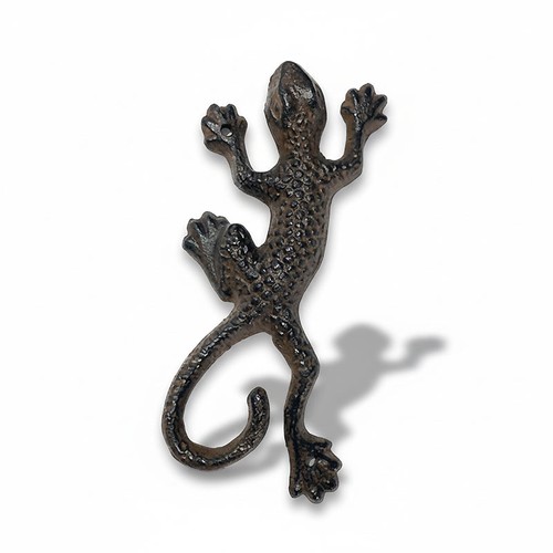 Salamandre déco fonte marron