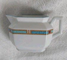 Pot à lait porcelaine LIMOGES LETANG ET REMY modéle TULUM bleu