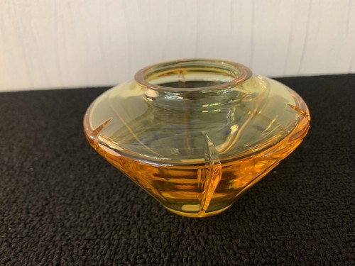 Vase oranger cristal - en,