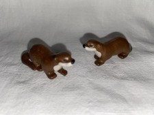 Playmobil Couple De Loutres Fouines Animaux Forêt