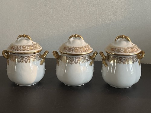 Joli rare pot crème en - et,