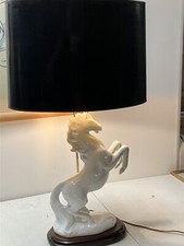 Lampe vintage "cheval" en