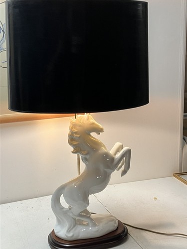 Lampe vintage cheval en - lampe,