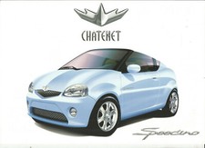 CHATENET - SPEEDINO BAROODER MEDIA STELLA / lot de 4 catalogues brochures