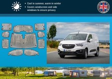 Stores thermiques pour camping-car Vauxhall Combo E 18-23, ensemble complet