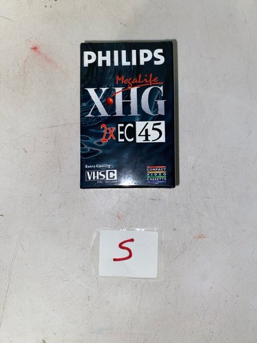 Philips vhs lot 2 - vhs-c,