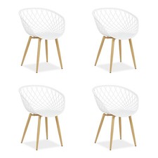 Chaise de jardin Lot de 4 avec