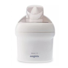magimix sorbetière 1.5l 15w blanc 11667 le glacier