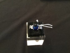 Bague argent avec pierre bleue