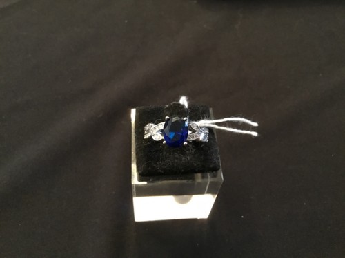 Bague argent avec - , pierre