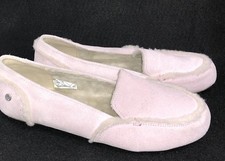 UGG Australia Hailey Sparkle Sheepskin Suede Loafer 1095610K Shearling Baby Pink