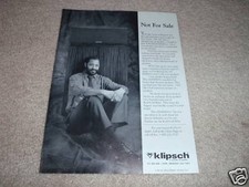 Klipsch Klipschorn Ad De 1988, Excellent État! Article