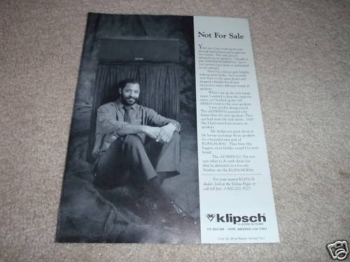 Klipsch klipschorn 1988 - ad,