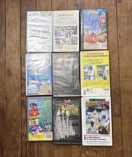 Vhs lot cassettes video - 23,