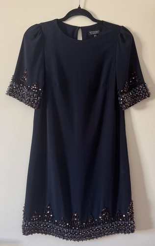 Robe bleu marine soirée - de,